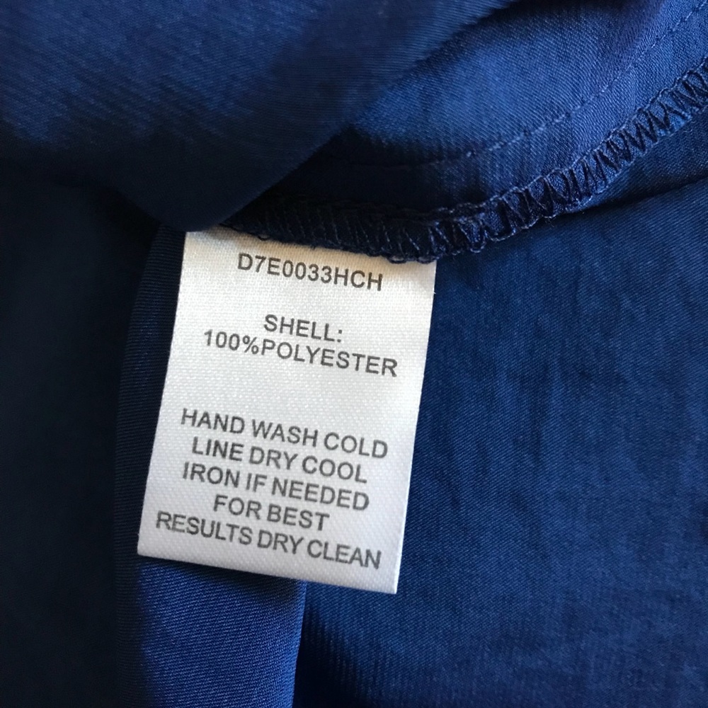 Devlin Cold Off Shoulder Ruffle Top Blue Blouse - Picture 8 of 8